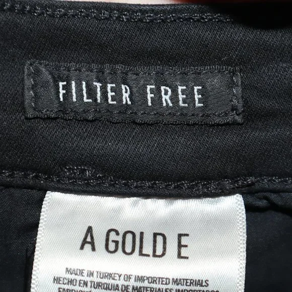 AGOLDE Filter Free Black High Rise Skinny Jeans Women's Size 25 - Picture 8 of 9